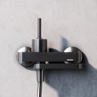 Смеситель для ванны и душа Damixa Arc чёрный матовый 291000300